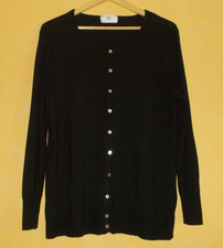C&A The Basics Strick Weste Schwarz   Langarm...