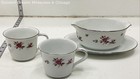 Noritake White Pink Floral May Roses 6961 Ceramic Dinnerware Set Plates — photo 4