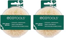 EcoTools Dry Body Brush, for Post Shower  Bath Skincare Routine, Brown