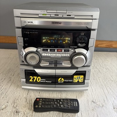 Philips FW-P78 Shelf Stereo - Tested Unit Only, With remote, No Speakers