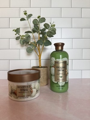 Beloved Pistachio Ice Cream Shower Gel and Body Butter - Fresh for Spring!