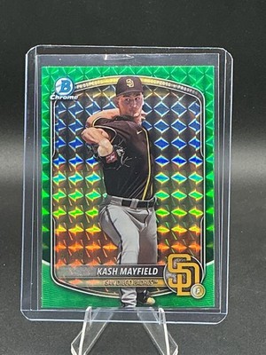 2025 Bowman Draft #BDC-95 Kash Mayfield Chrome Green Geometric #/99