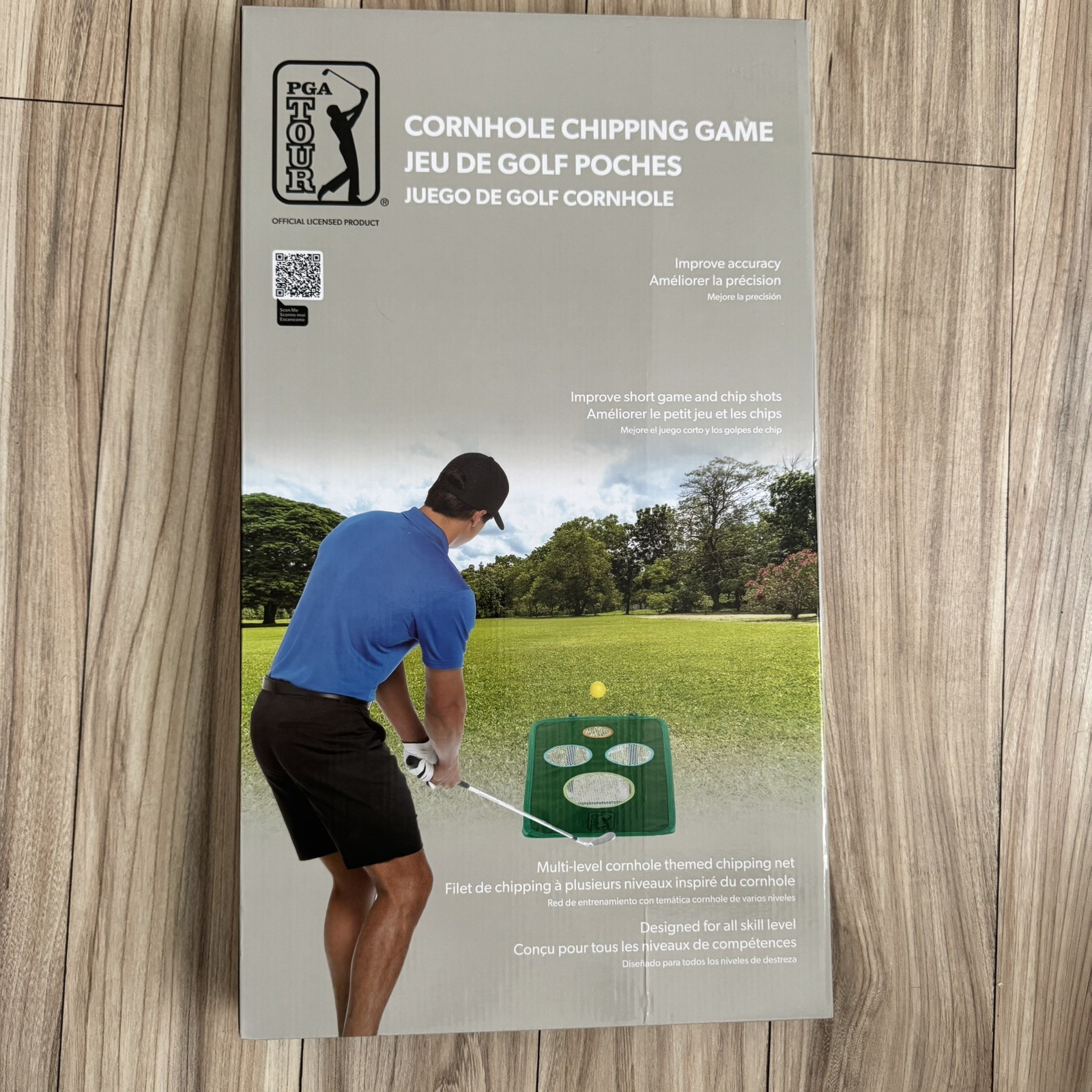 Cornhole Chipping Game Mutli-level Themed Outdoor All Skill 
