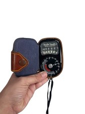 Weston Master II Universal Exposure Meter Model 735 w/ Original Leather Case