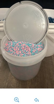 LAUNDRY SCENT BEADS 8 Pounds  BUCKET Essence fresh flowers Fast Shipping  