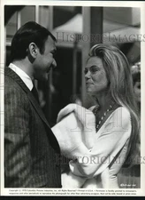 1970 Press Photo John Colicos & Dyan Cannon in "Doctor's Wives" - hcq36160