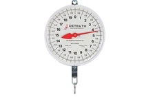 Detecto, MCS-40DH, Double Dial Hanging Scale with Hook, 40 lb x 2 oz