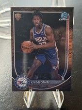 2025-26 Bowman Basketball - VJ Edgecombe - Reptilian Refractor RC - #BCV-3