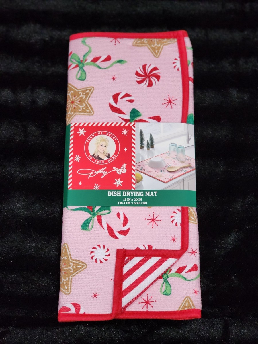 5pc Dolly Parton Table Cloth, Towel, Dish Mat, Spatula, Glass