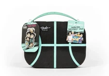 Dude Perfect Lunch Box with Snap Tight Lid Adjustable Removable Divider Black