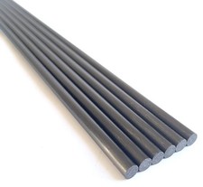 6Pcs 4mm Carbon Fiber Rods 4x420mm,4mm Solid Carbon Fiber Tube pultrusion ,2/...