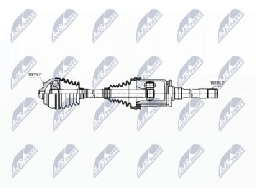 Original NTY Drive Shaft NPW-BM-030 For BMW