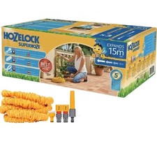 Hozelock Superhoze 15m (49’) Garden Hose Expandable x3 Lightweight Never Kinks.