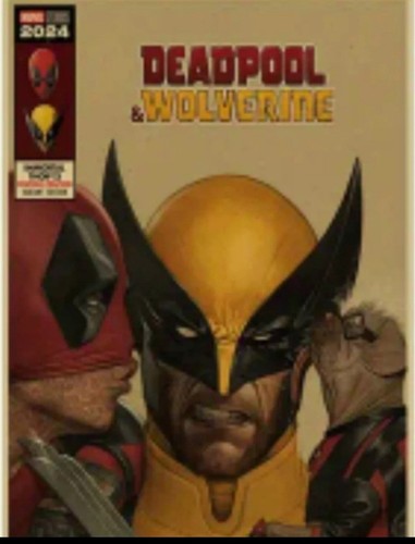 DEADPOOL & WOLVERINE ART POSTERS 12X 17 - Picture 4 of 8