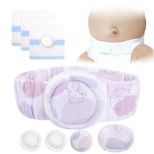 Umbilical Hernia Belt Kit for Baby, Baby Belly Button Band, Hernia Belt with 4 C