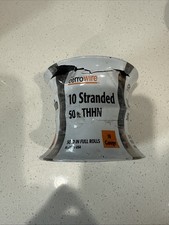 Cerrowire 10 AWG Stranded Building Wire 112-3801BR Black 50ft Roll