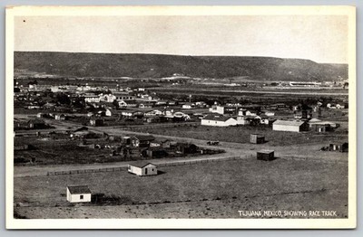 Tijuana, Mexico - Aerial View showing Race Track - Big Curio Store Postcard R