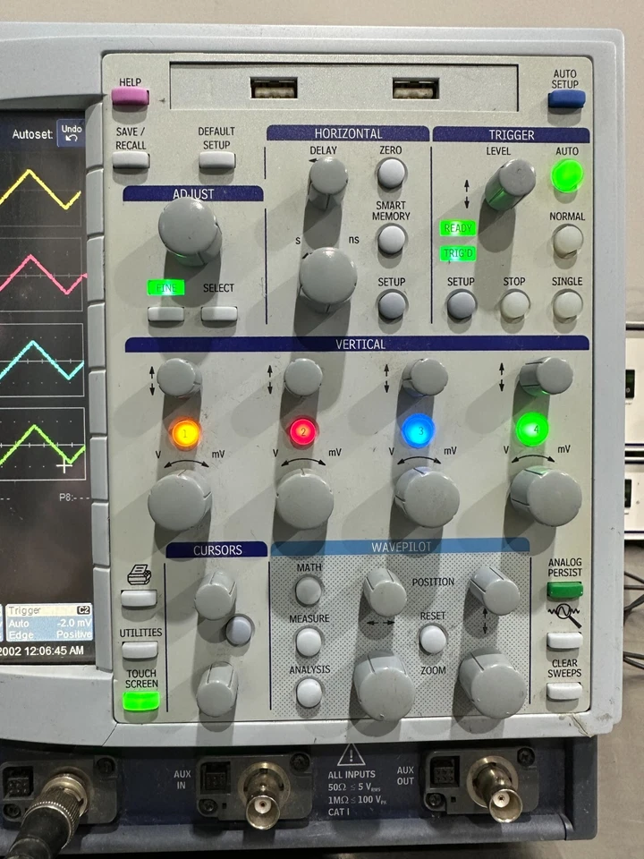 LeCroy WavePro 7300A Oscilloscope Opt DDM2 JLITE JTA2 XDEV XMATH, -XXL GPIB1 - Image 4 of 4