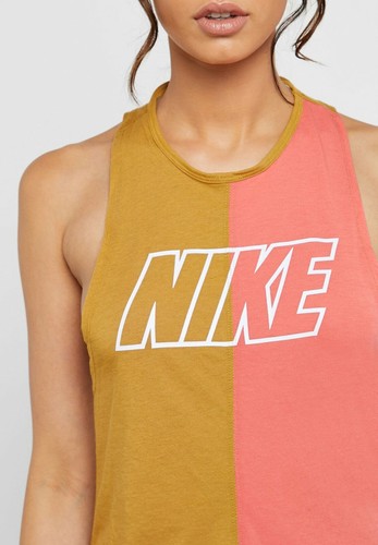 Women's Nike Miler Cropped Running Tank AV8180-100 New - Picture 9 of 11