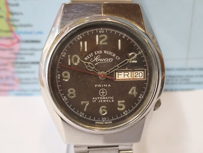 WEST END WATCH CO. SOWAR 17 JEWELS AUTOMATIC K-4457 SWISS WEST END WATCH CO. SOWAR 17 JEWELS AUTOMATIC K-4457 SWISS