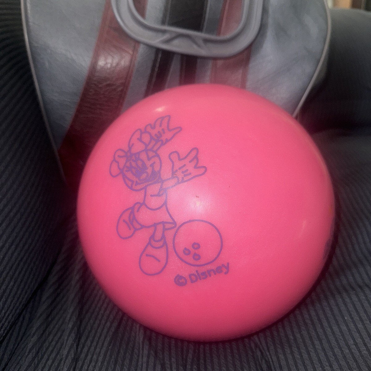 Vintage Rare Htf Brunswick Bowling Ball Disney Minnie Mouse Pink