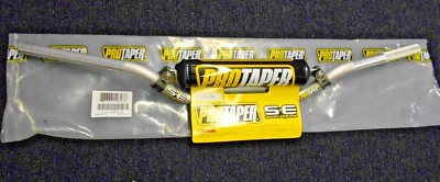 PRO TAPER SILVER SCHOOLBOY PRO DIRT BIKE MOTOCROSS HANDLEBARS,BARS 2222D