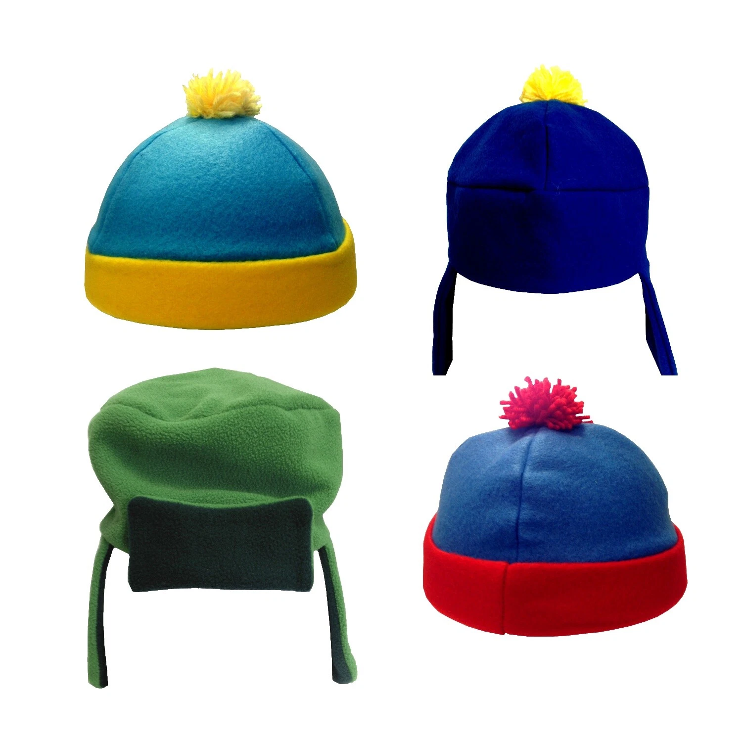 Fleece Multi-Color Costume Cloches
