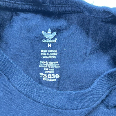ADIDAS LA MARQUE AUX 3 BANDES BLACK GOLD T-SHIRT MEN'S SIZE M | eBay