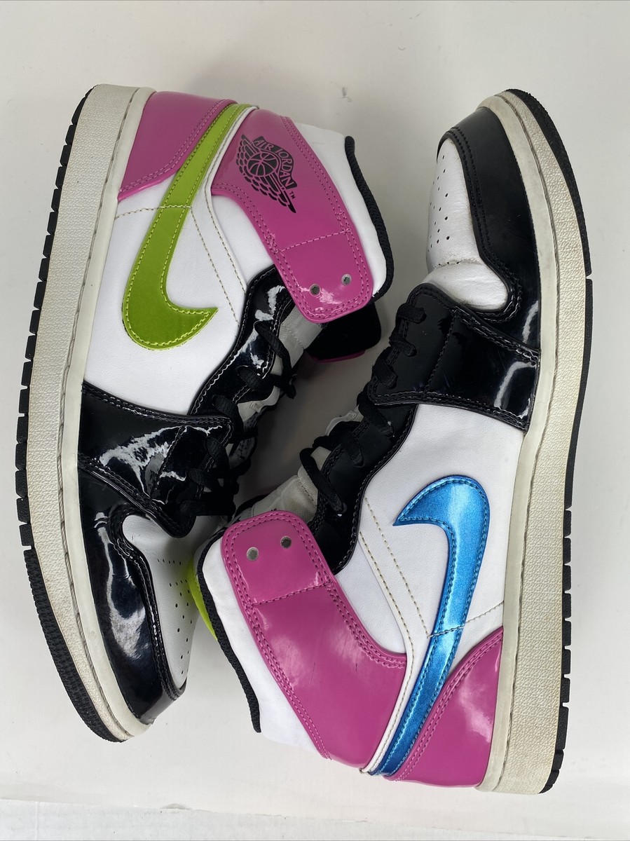 Nike Air Jordan 1 Mid SE Cyber Active Fuchsia Pink Shoes CZ9834