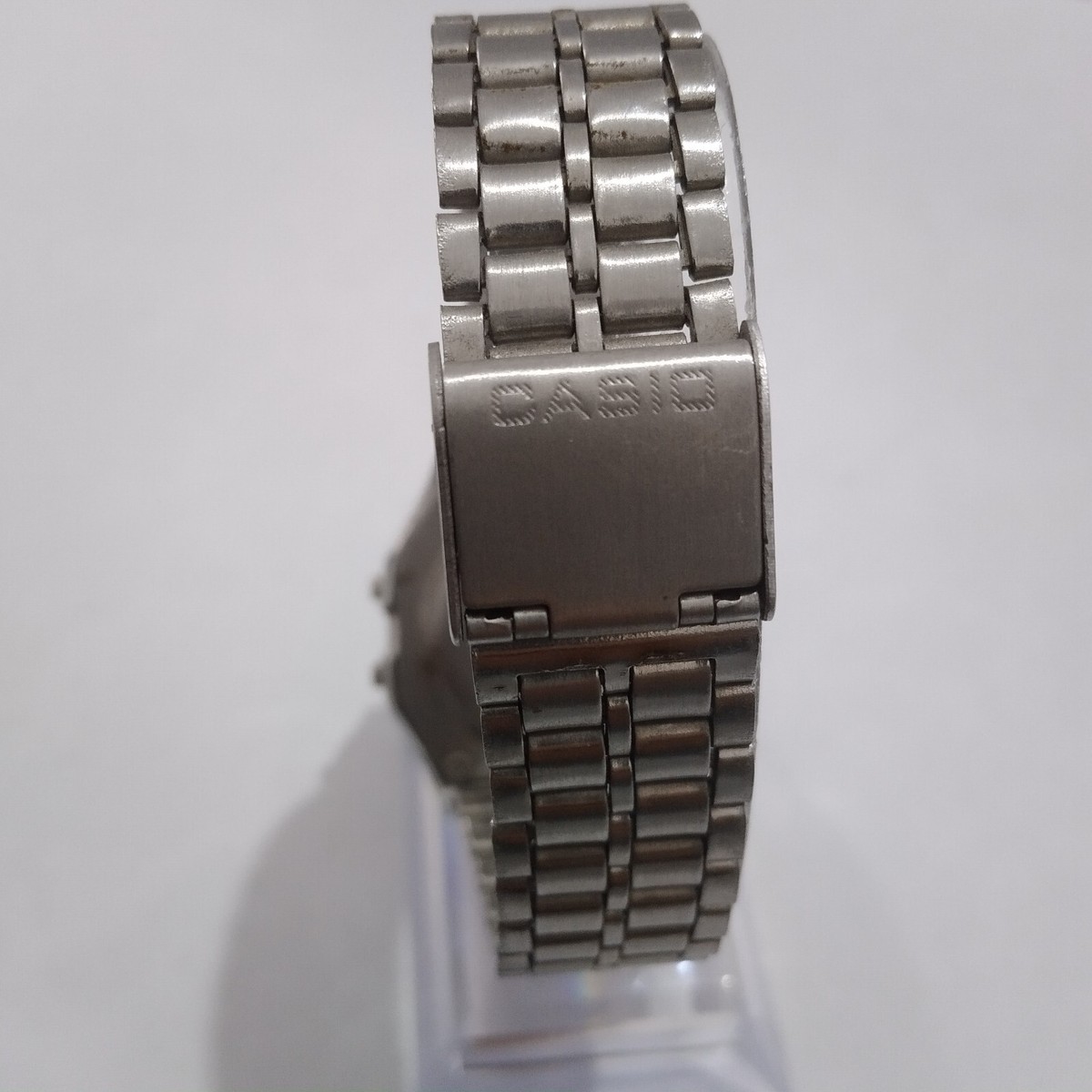 CASIO デジタル ウォッチ ゴールド 593 A159W JAPAN 腕時計 Men Casio Watch 593 A159w Gold Case Steel Bracelet Alarm