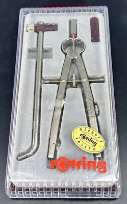 Rotring RP 530 136 Master Bow Compass with Rapid Adjustment Grandfathers Piece