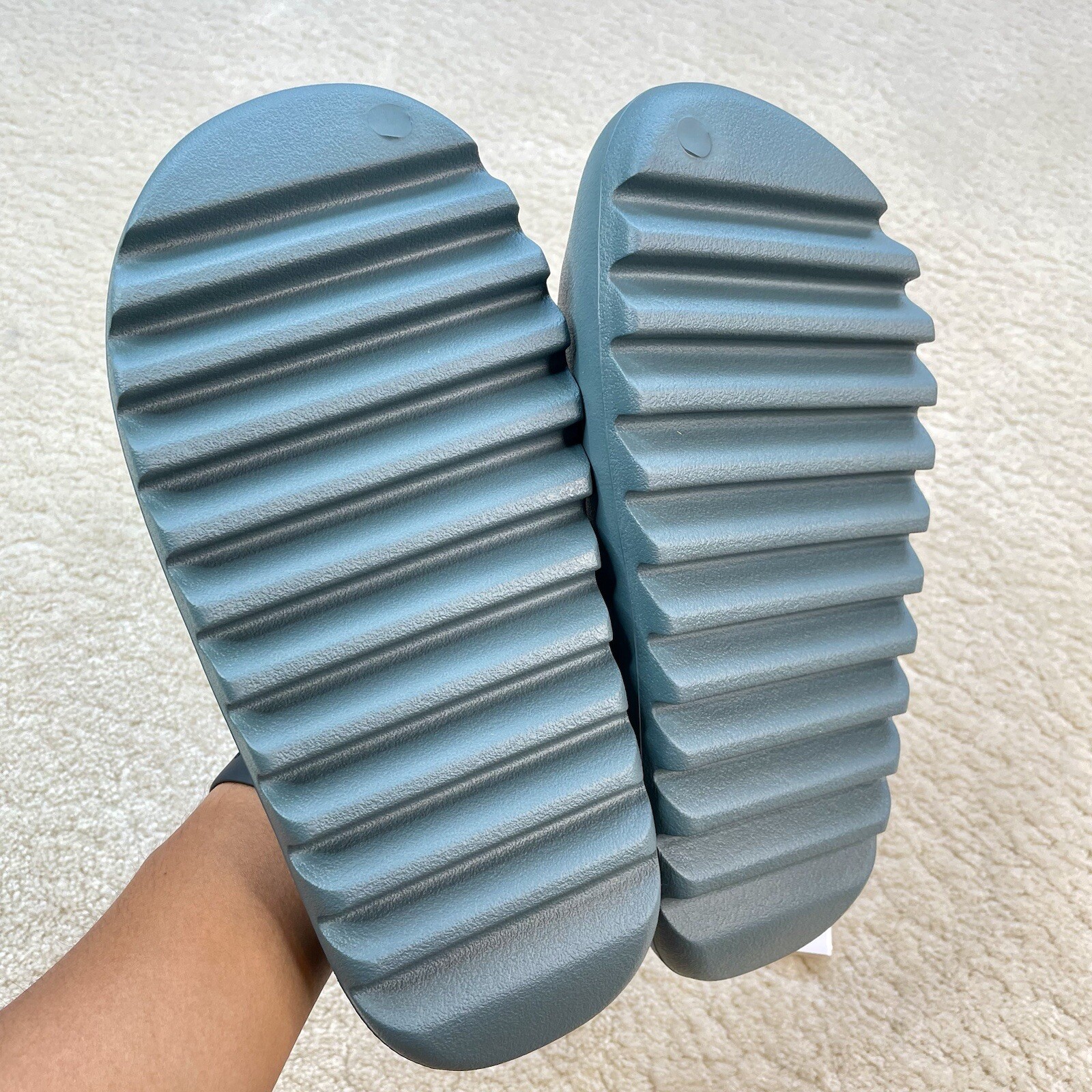 [US 9] adidas YEEZY SLIDES SLATE MARINE Kanye Ye West Slippers YZY SLD ID2349 thumbnail 7