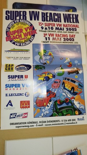 Poster / Affiche Super VW Magazine - Volkswagen Cox - Calendrier 2003 - France
