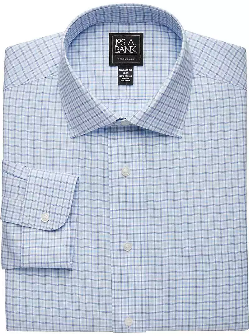 Jos. A. Bank Mens No Wrinkle Slim Fit Dress Shirt 16 36 NWT