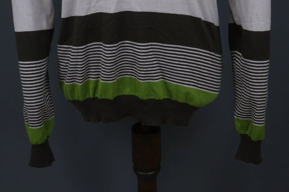 Suéter tejido cachemir algodón cuello en V multicolor ETRO Milano talla XL Foto 3 de 4