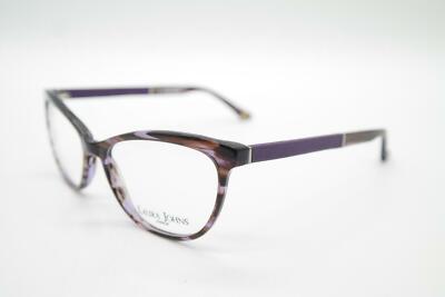 Monture Lunettes Laura Johns LJ1215 – Ovale Brun/argent/violet – Neuve
