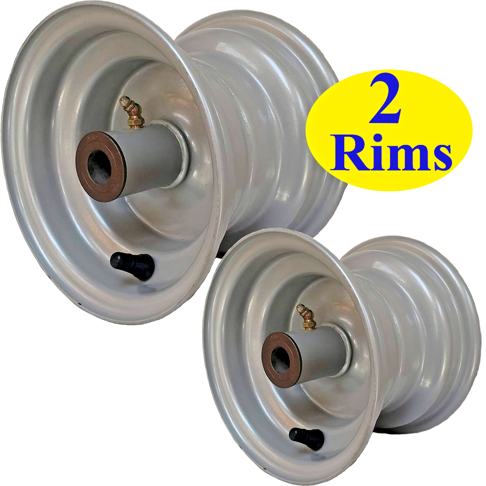TWO 6x4.5 Riding Lawn Mower Garden Tractor RIMs WHEELs 3/4