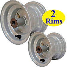 Two 6 Rim Wheels 6x4.5 For 13x5.00-6 13x6.50-6 15x6.00-6 14570-6 Tires 34 Id