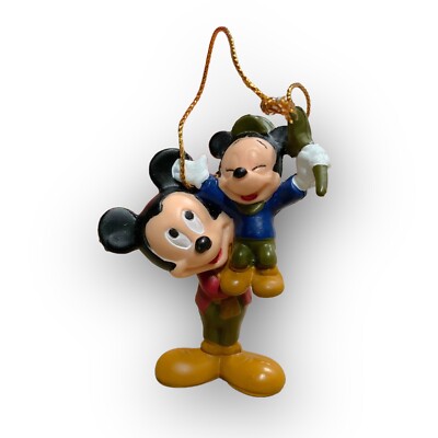 Disney Mickey Mouse Christmas Story Tiny Tim Ornament Christmas 1992 Avon
