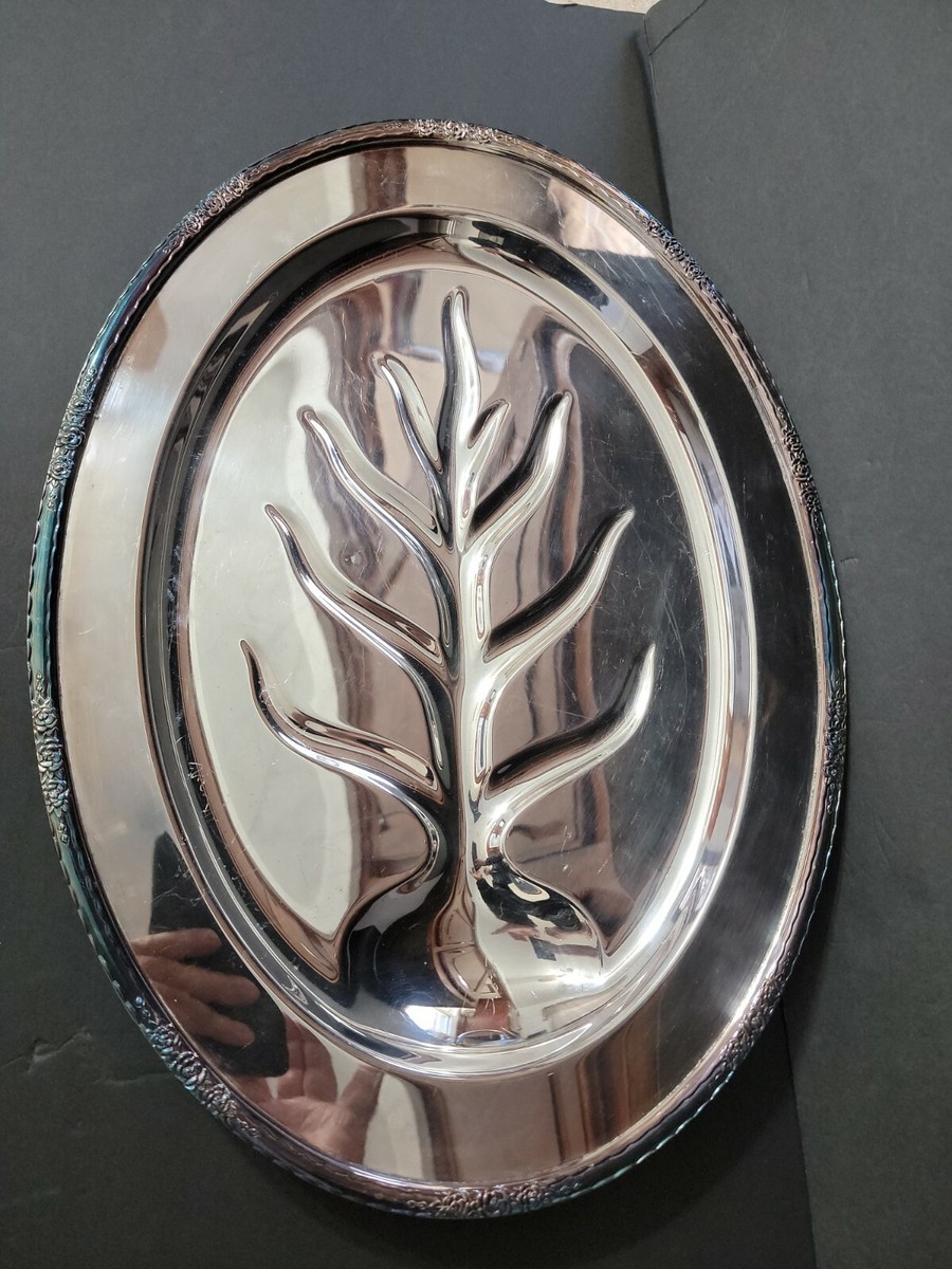 【INTERNATIONAL SILVER】ギャラリートレー 38cm Chippendale #692 Silver Tray International Silver Company 5 1/2