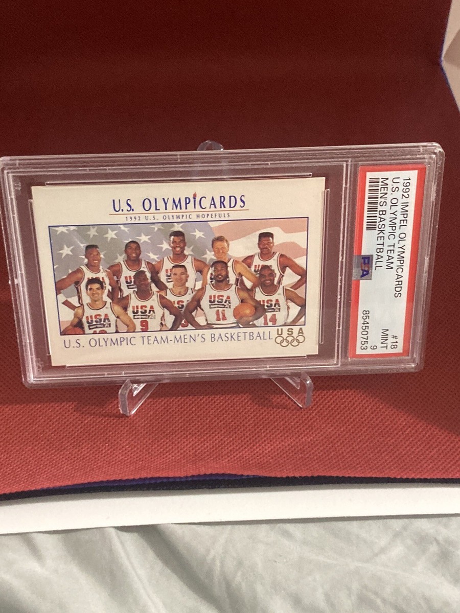 ☆初代USAドリームチームメンバー☆トレカ 1992 USA DREAM TEAM Men's Basketball Olympic Team #18 PSA 9 EPIC