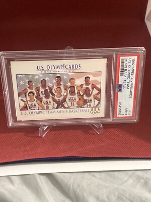 1992 USA DREAM TEAM Men's Basketball Olympic Team #18 PSA 9 EPIC