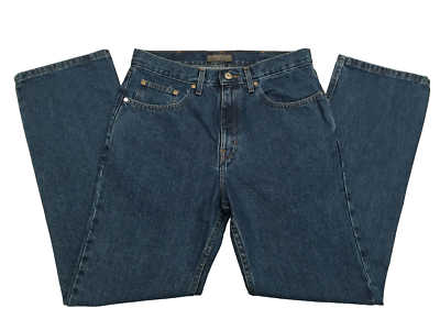『TEN SADDLE DENIM BLUE L』 Saddlebred 8930 Mens Medium Dark Blue Classic Fit Straight Leg