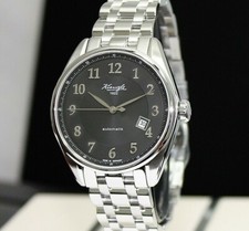 KIENZLE Orologio Uomo Automatico Acciaio Data Vetro Zaffiro 5BarW.R. Made in Germany!