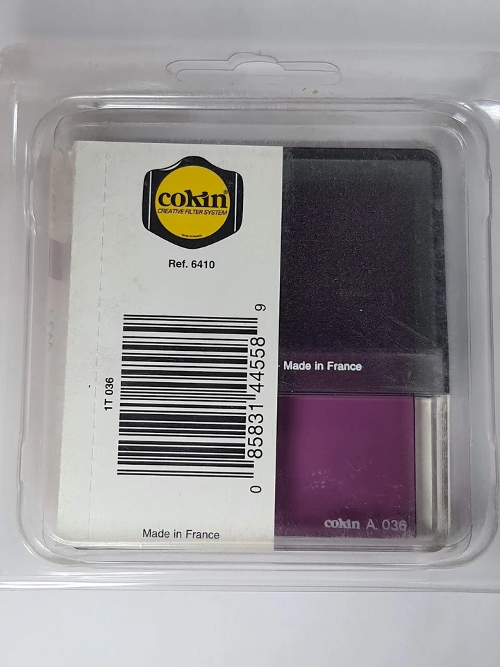Genuine France Cokin A Series A036 FL-W Fluorescent Resin Filter Daylight Film - Image 2 of 3