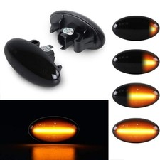 LED Schwarz Seitenblinker Für Peugeot 107 108 1007 206 307 407 Citroen C1 C3 C5