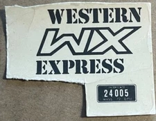 Model Decals Western Express Vintage ns14