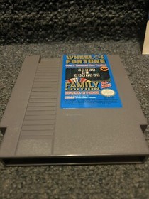 WHEEL OF FORTUNE: Family Edition (Nintendo NES 1990) Game ,Sleeve & Manual VG