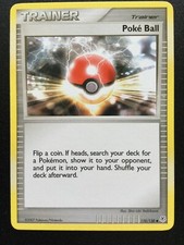 Old Pokemon Poke Ball Trainer Card - Diamond & Pearl Base Set - 2007 TCG