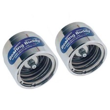 Genuine Bearing Buddy 42102 Chrome Bearing Protector 1.980" Diameter - 2 PACK